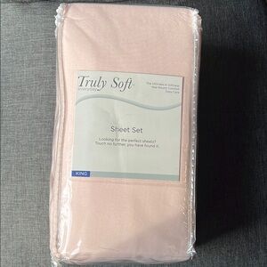 KING Pink Bedding soft Sheets Set TRULY SOFT